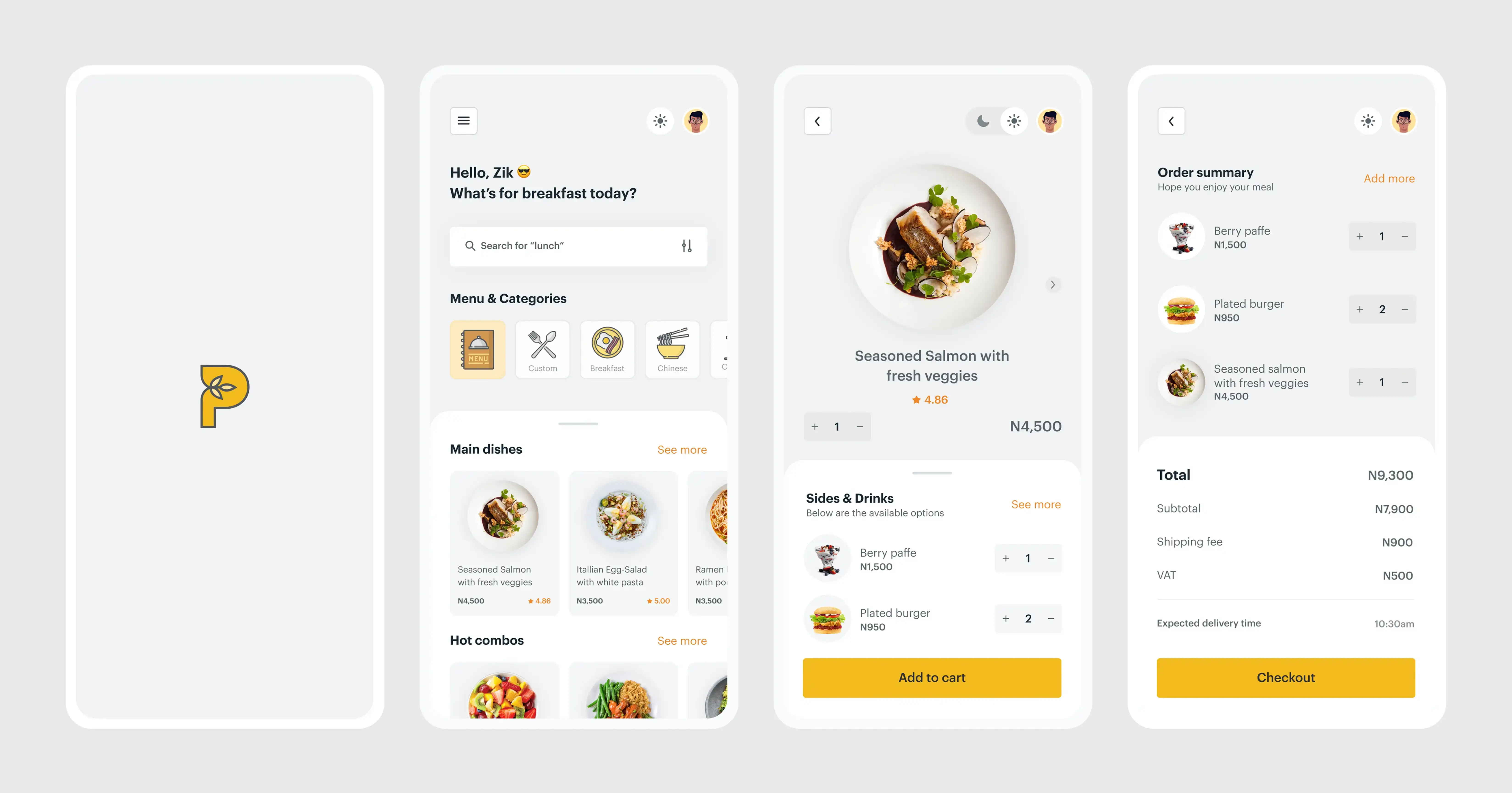 Food Delivery Visual